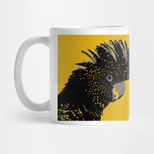 Black cockatoo Mug